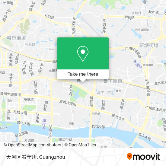 天河区看守所 map