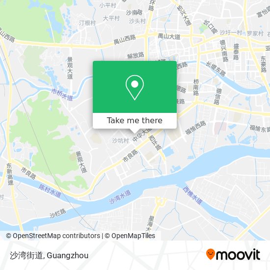 沙湾街道 map
