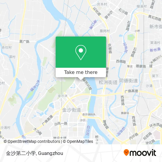 金沙第二小学 map