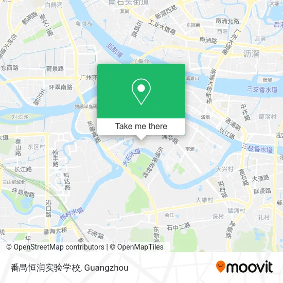 番禺恒润实验学校 map