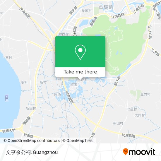 文亨余公祠 map
