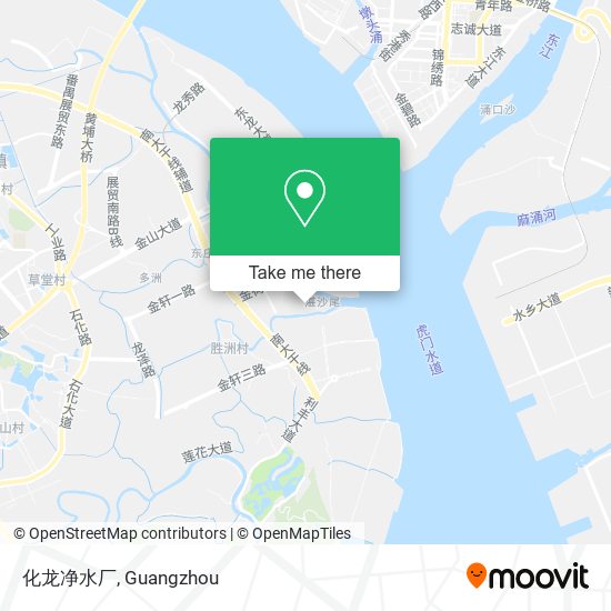 化龙净水厂 map