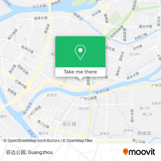 容边公园 map