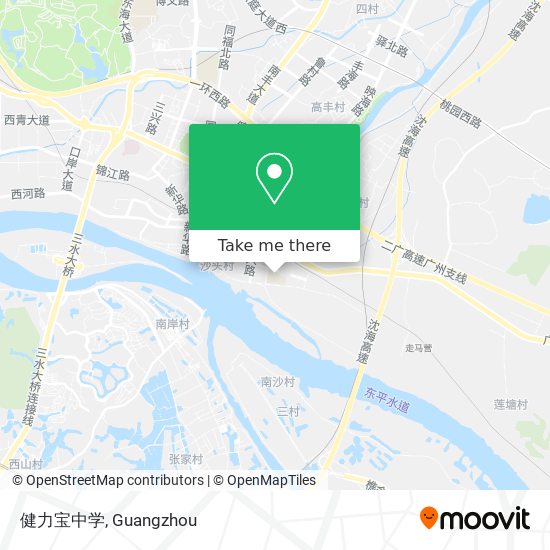 健力宝中学 map