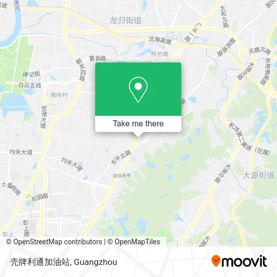 壳牌利通加油站 map