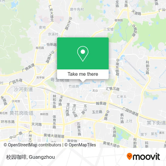 校园咖啡 map