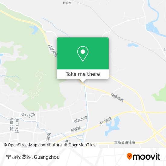 宁西收费站 map