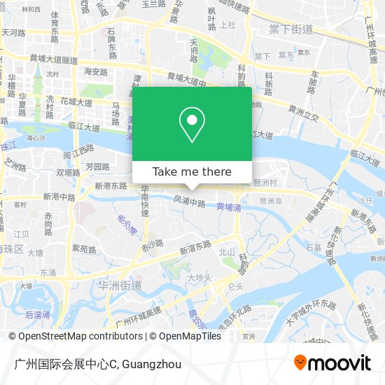 广州国际会展中心C map