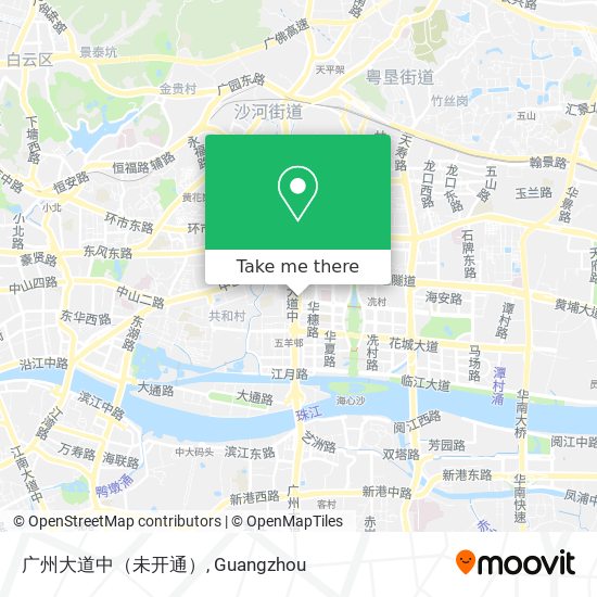 广州大道中（未开通） map