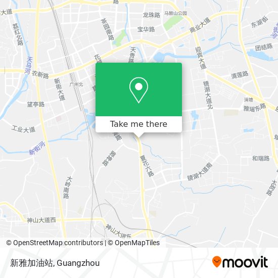 新雅加油站 map