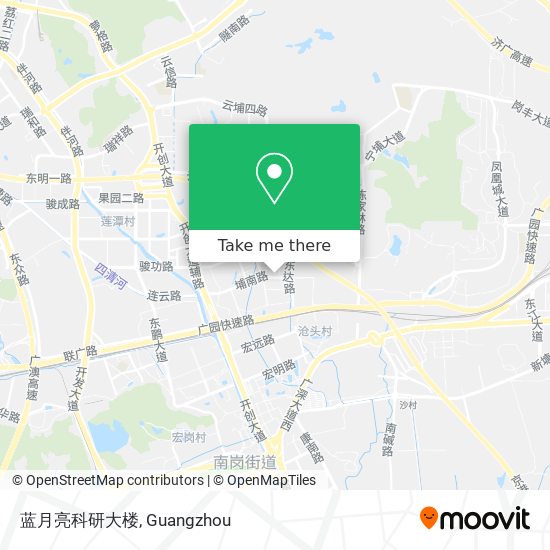 蓝月亮科研大楼 map