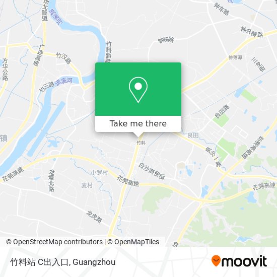竹料站 C出入口 map