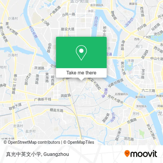 真光中英文小学 map