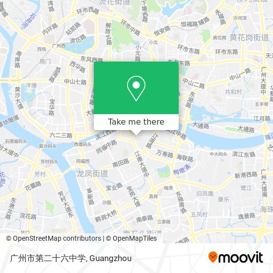 广州市第二十六中学 map