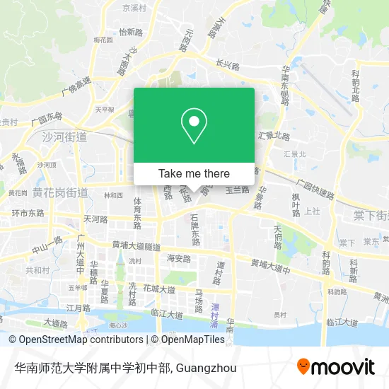 华南师范大学附属中学初中部 map