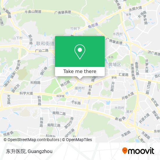 东升医院 map