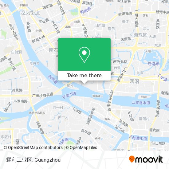 耀利工业区 map