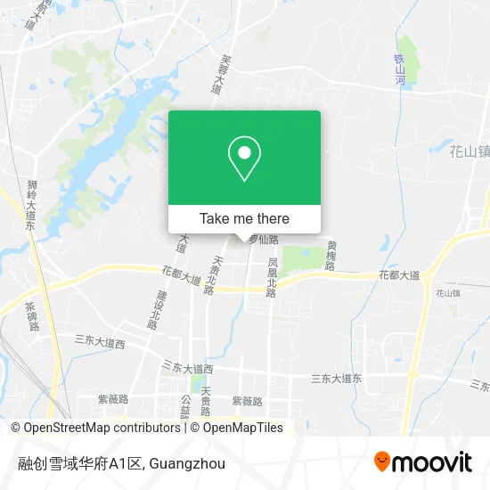 融创雪域华府A1区 map
