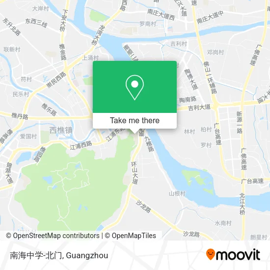 南海中学-北门 map