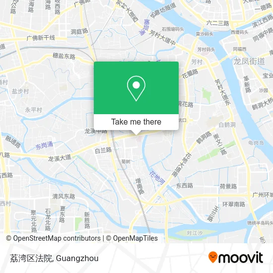 荔湾区法院 map