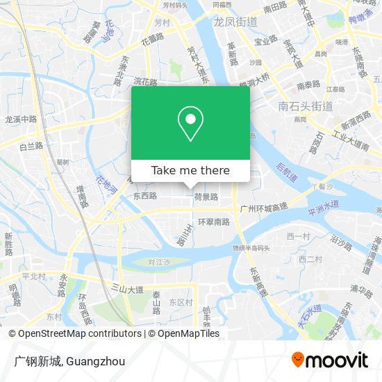 广钢新城 map