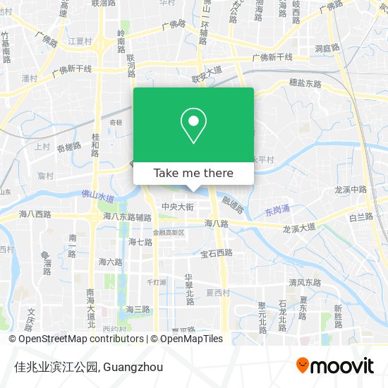 佳兆业滨江公园 map