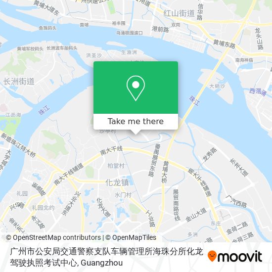 广州市公安局交通警察支队车辆管理所海珠分所化龙驾驶执照考试中心 map