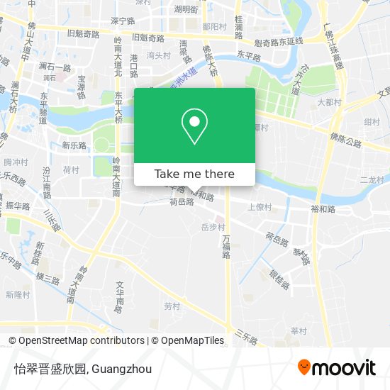 怡翠晋盛欣园 map