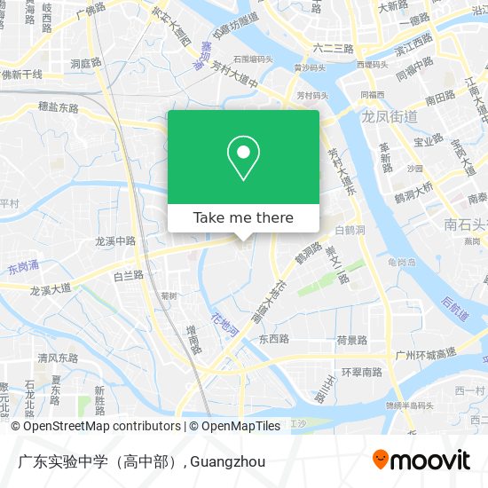 广东实验中学（高中部） map