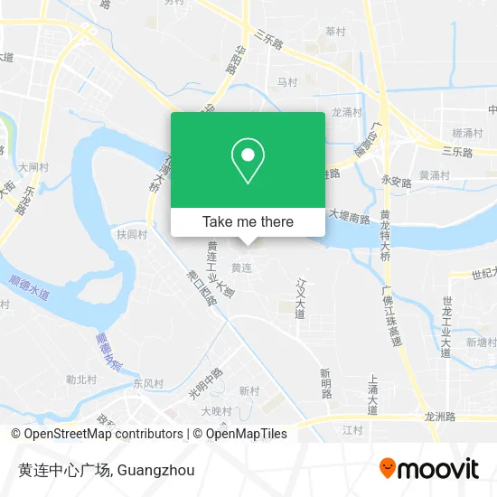 黄连中心广场 map