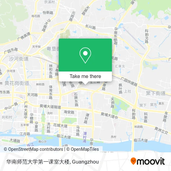 华南师范大学第一课室大楼 map