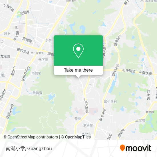 南湖小学 map