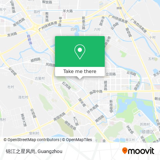 锦江之星风尚 map