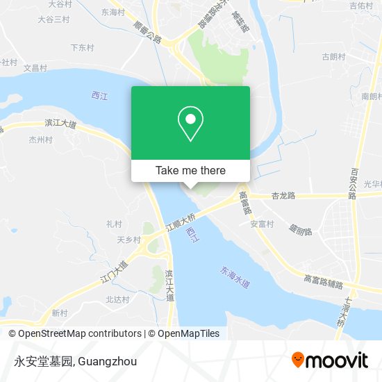 永安堂墓园 map
