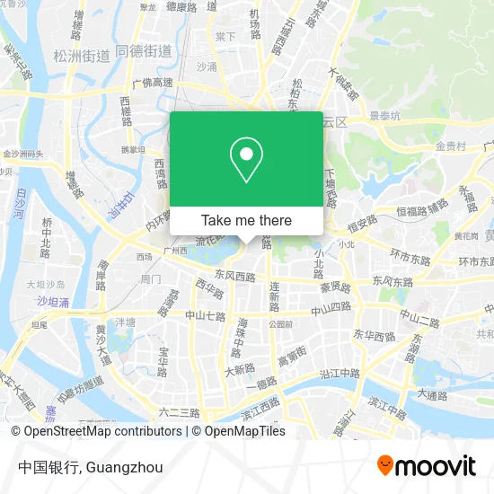 中国银行 map