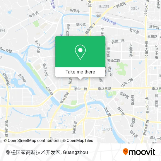 张槎国家高新技术开发区 map