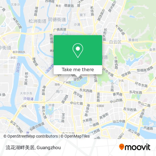 流花湖畔美居 map
