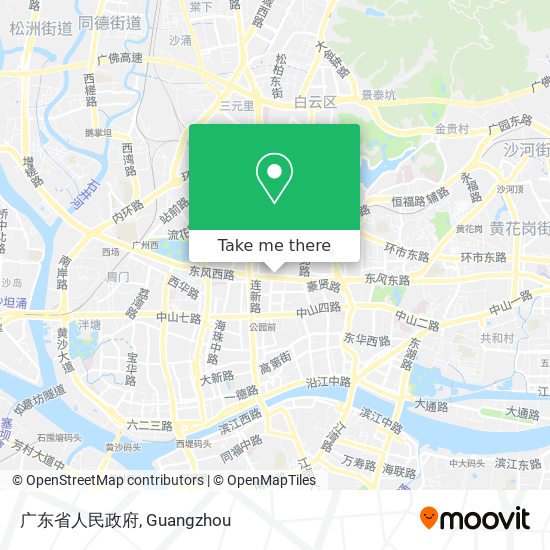 广东省人民政府 map