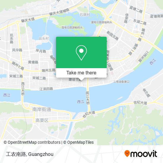 工农南路 map