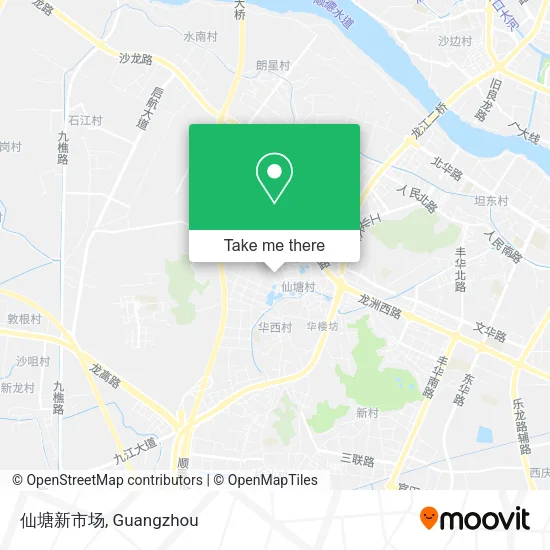 仙塘新市场 map