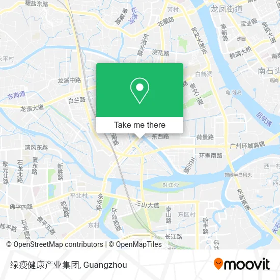绿瘦健康产业集团 map