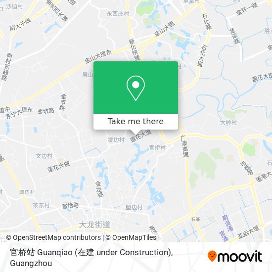 官桥站 Guanqiao (在建 under Construction) map