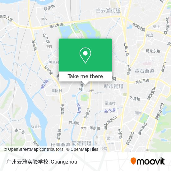 广州云雅实验学校 map