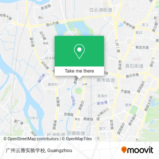 广州云雅实验学校 map