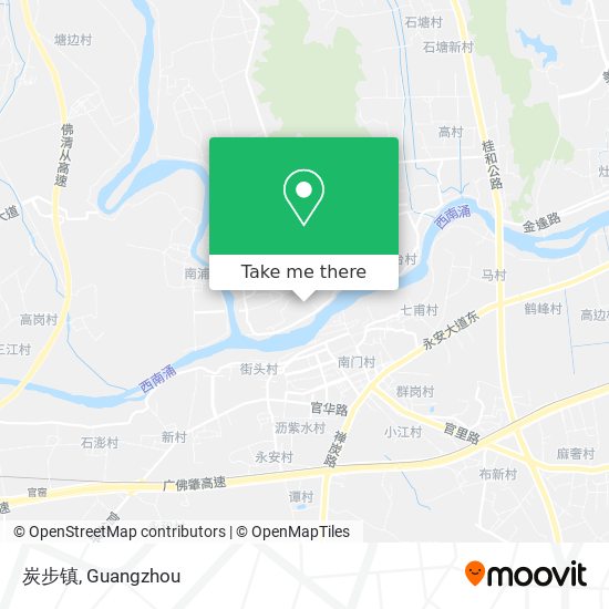 炭步镇 map