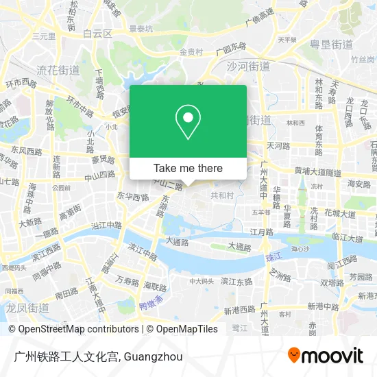 广州铁路工人文化宫 map