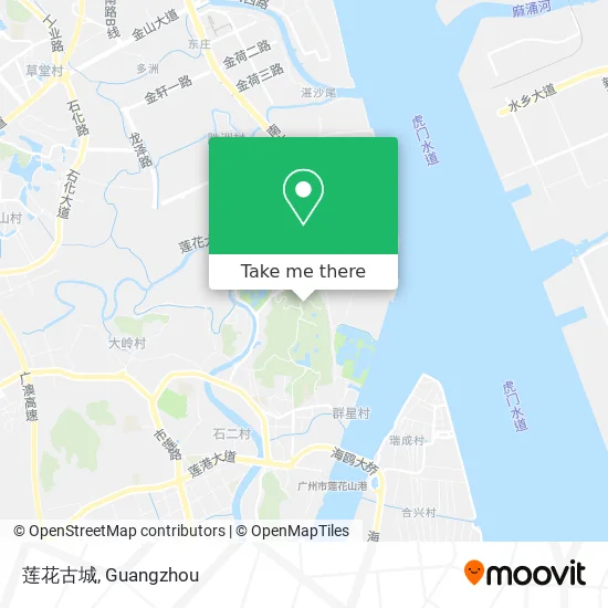 莲花古城 map