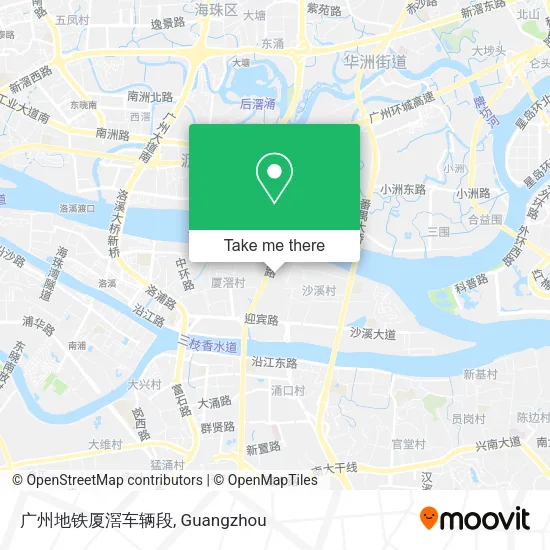 广州地铁厦滘车辆段 map