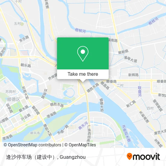 逢沙停车场（建设中） map