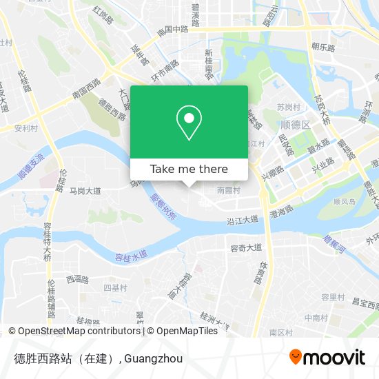 德胜西路站（在建） map